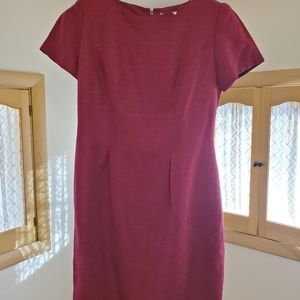 Adrianna Papell Silk Shantung Sheath Dress